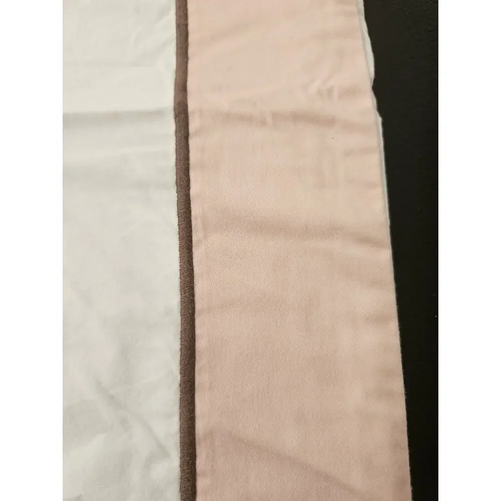 Restoration Hardware pink brown white EURO SHAM, single